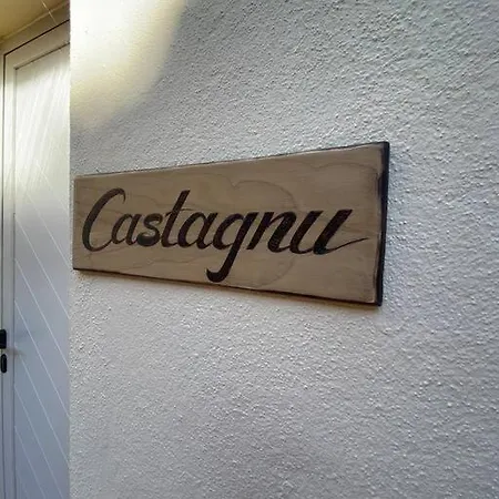 T2 U Castagnu Vue Avec Piscine.